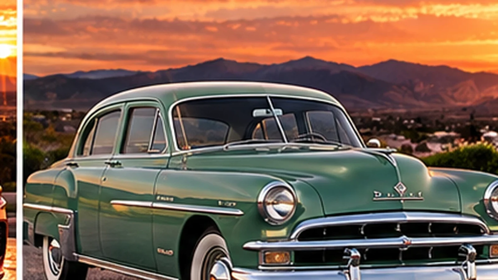 AI-generated editorial illustration of the Dodge Meadowbrook