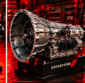 AI-generated editorial illustration: TorqueFlite 8-speed automatic (2023 Challenger) (2023 Challenger)