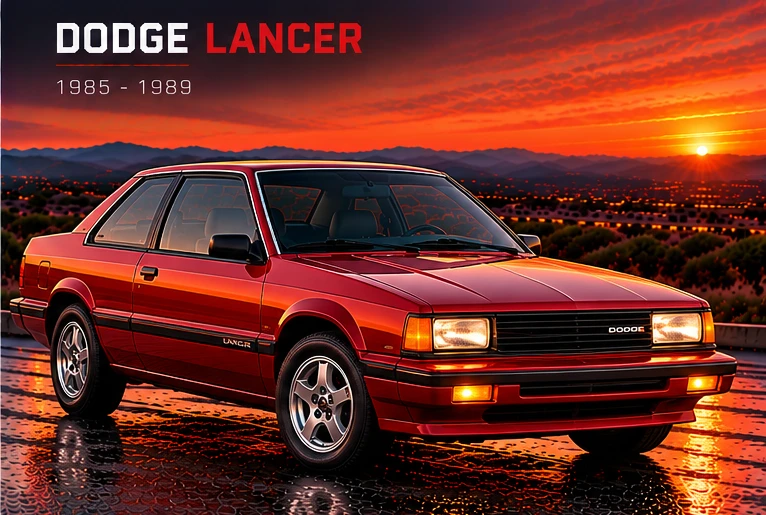 AI-generated editorial illustration: 1985–1989 (H-body) (Lancer)