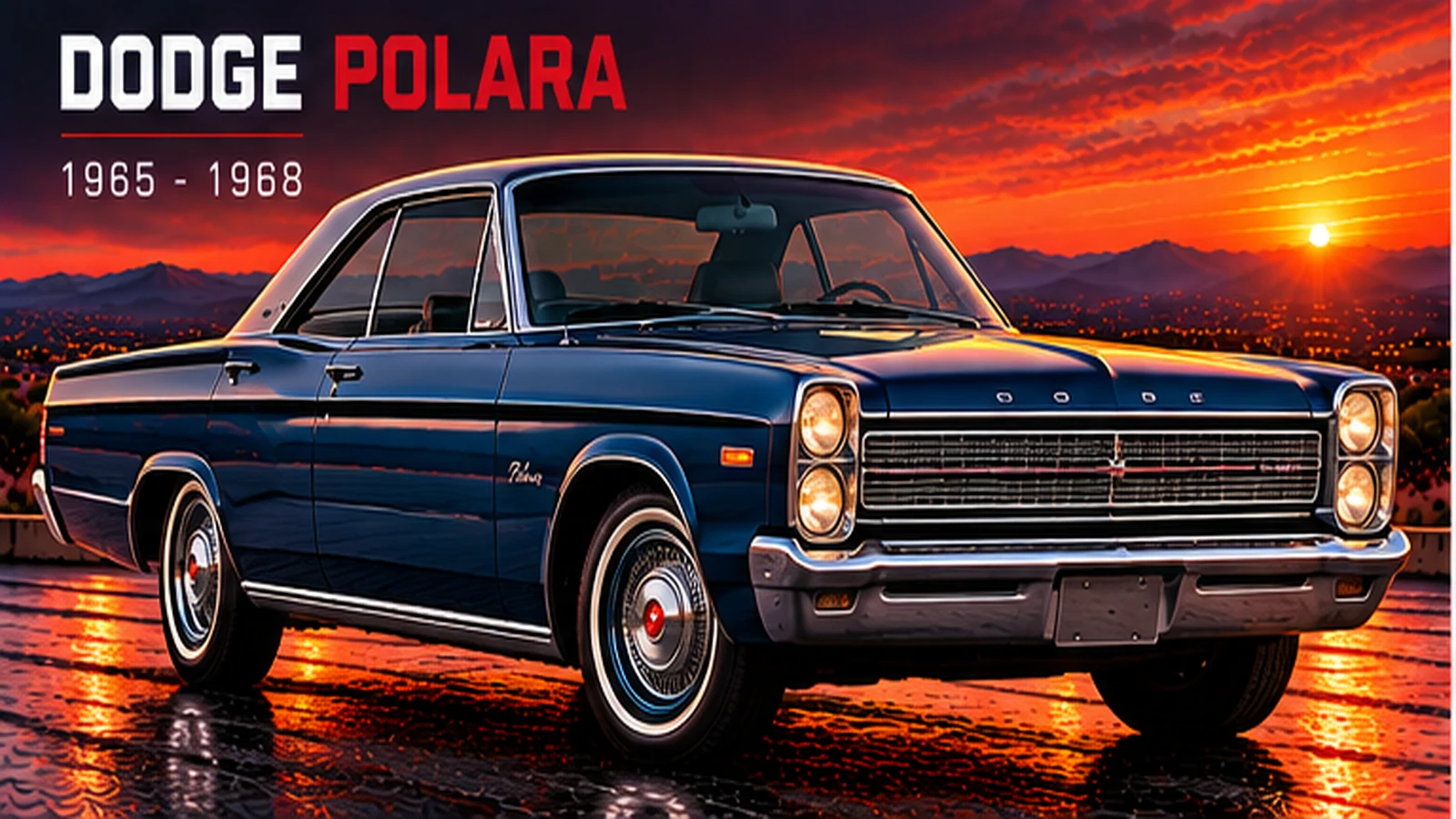 AI-generated editorial illustration: 1965–1968 (C-body) (Polara)