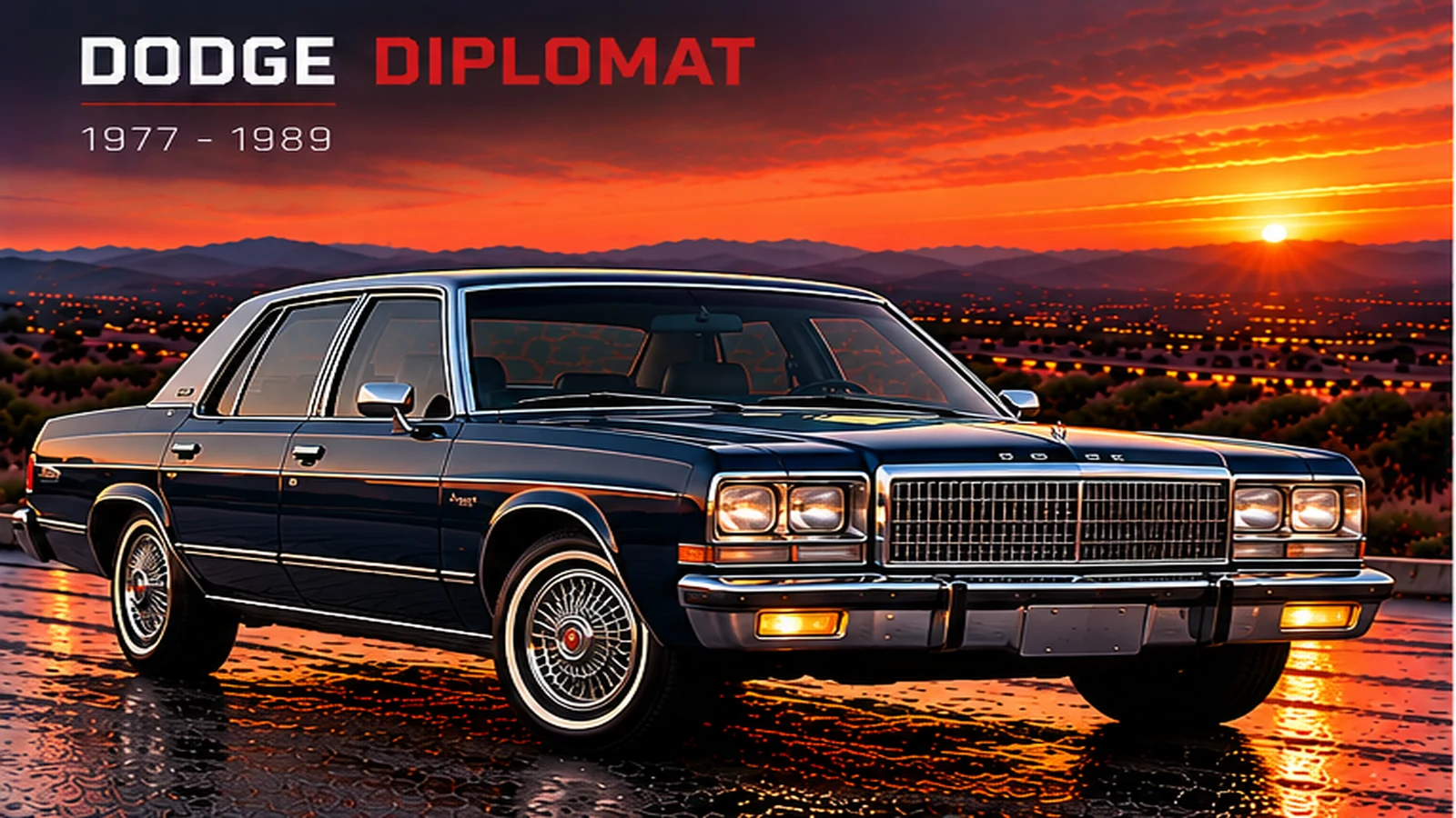 AI-generated editorial illustration: 1977–1989 (Diplomat)