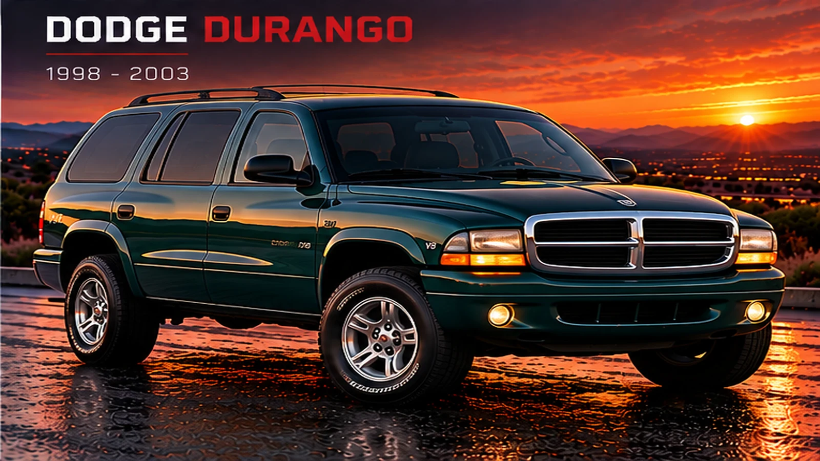 AI-generated editorial illustration: 1998–2003 (DN) (Durango)