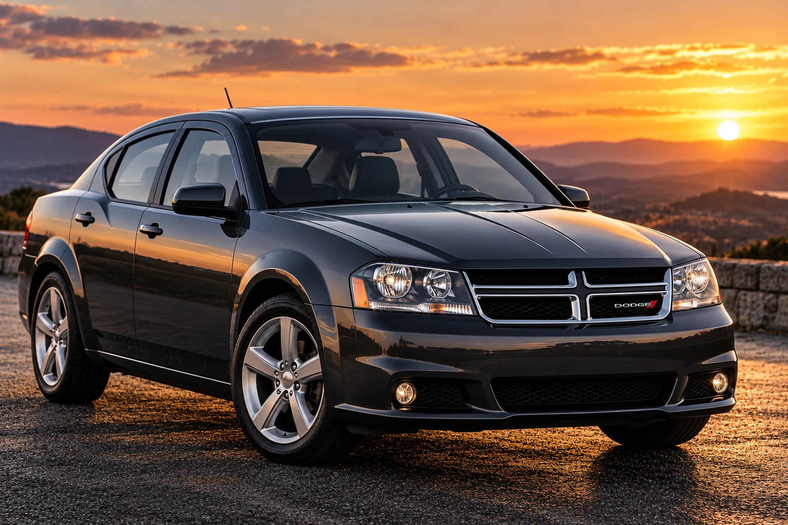 2008–2014 Dodge Avenger mid-size four-door sedan