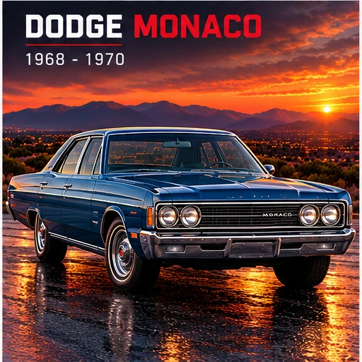 AI-generated editorial illustration: 1969–1973 (C-body) (Monaco)