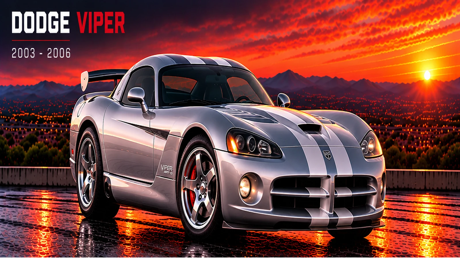 AI-generated editorial illustration: 2003–2006 (ZB I) (Viper)
