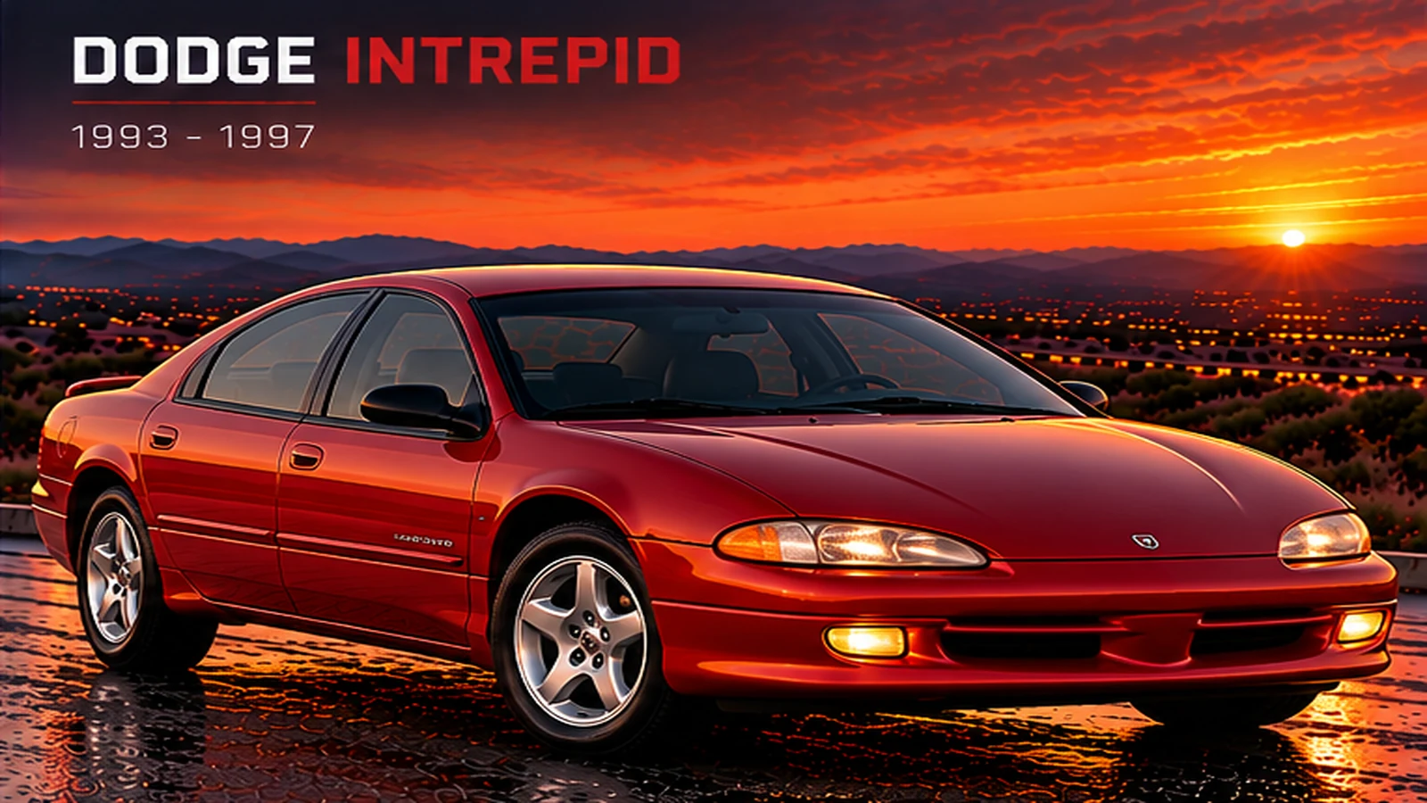 AI-generated editorial illustration: 1993–1997 (Intrepid)