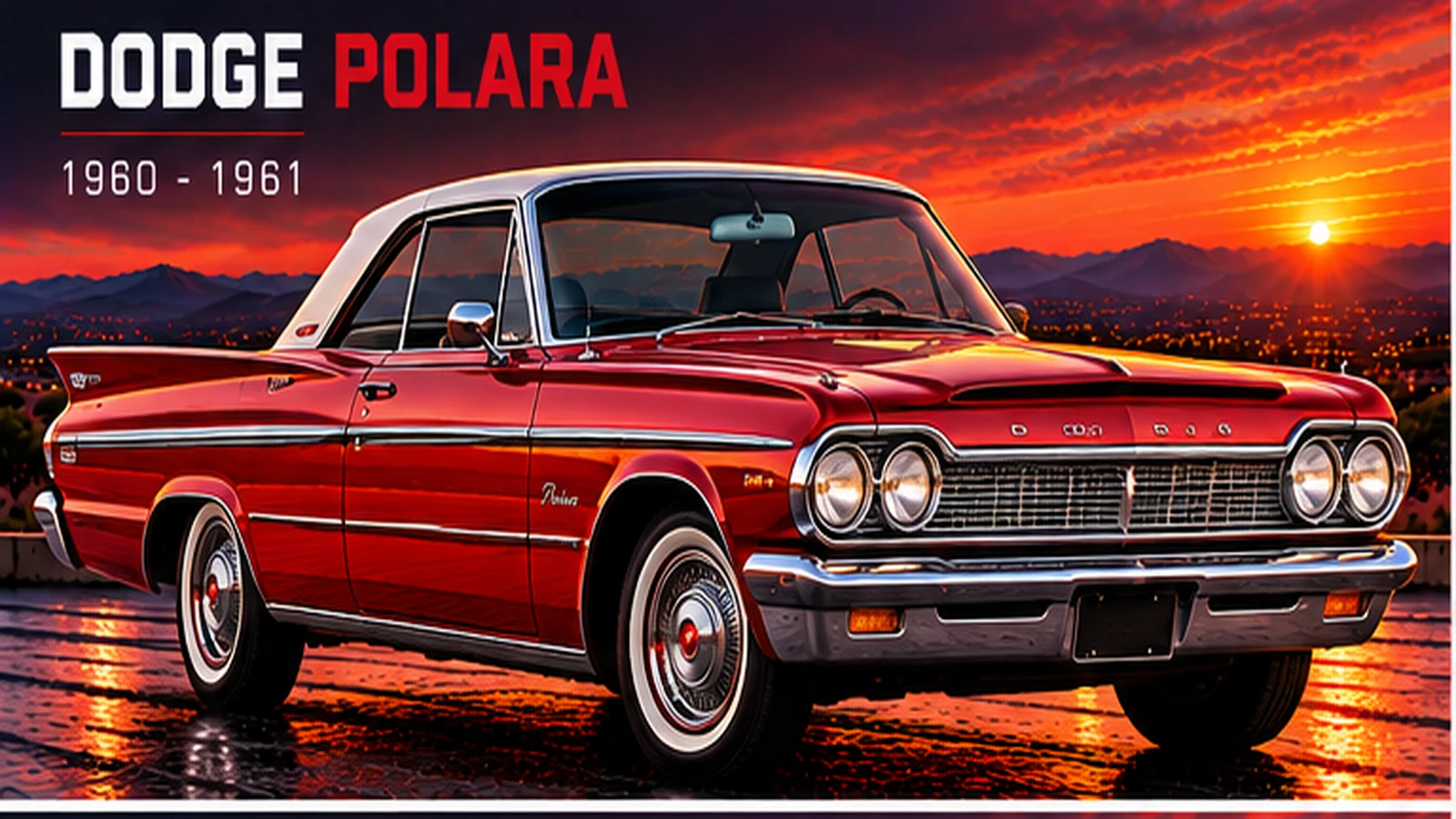 AI-generated editorial illustration: 1960–1961 (Polara)