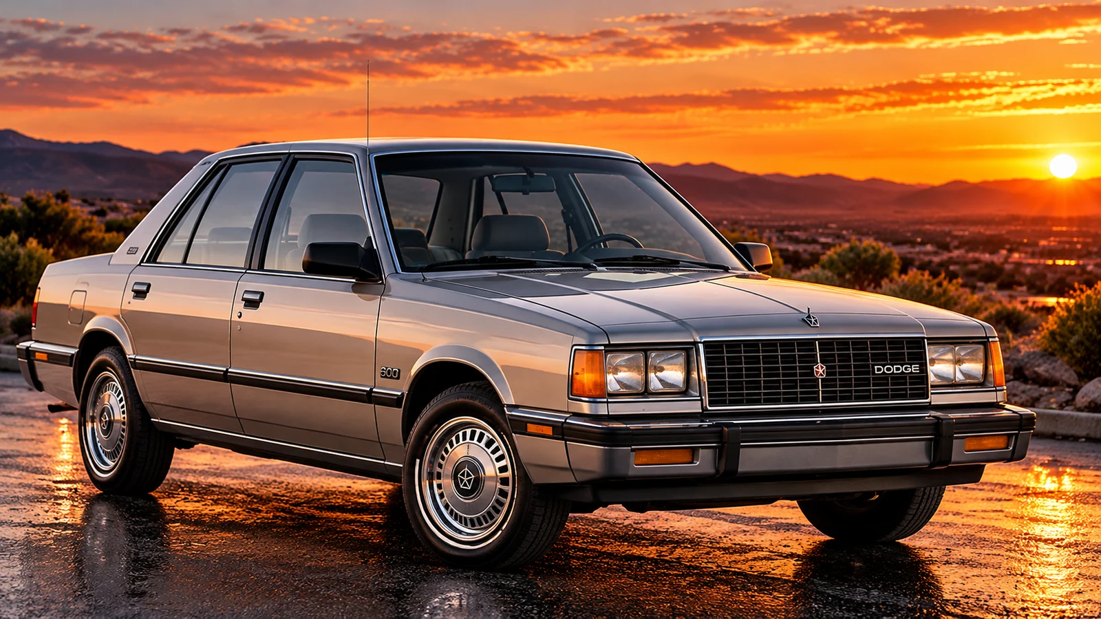 AI-generated editorial illustration of the Dodge 600