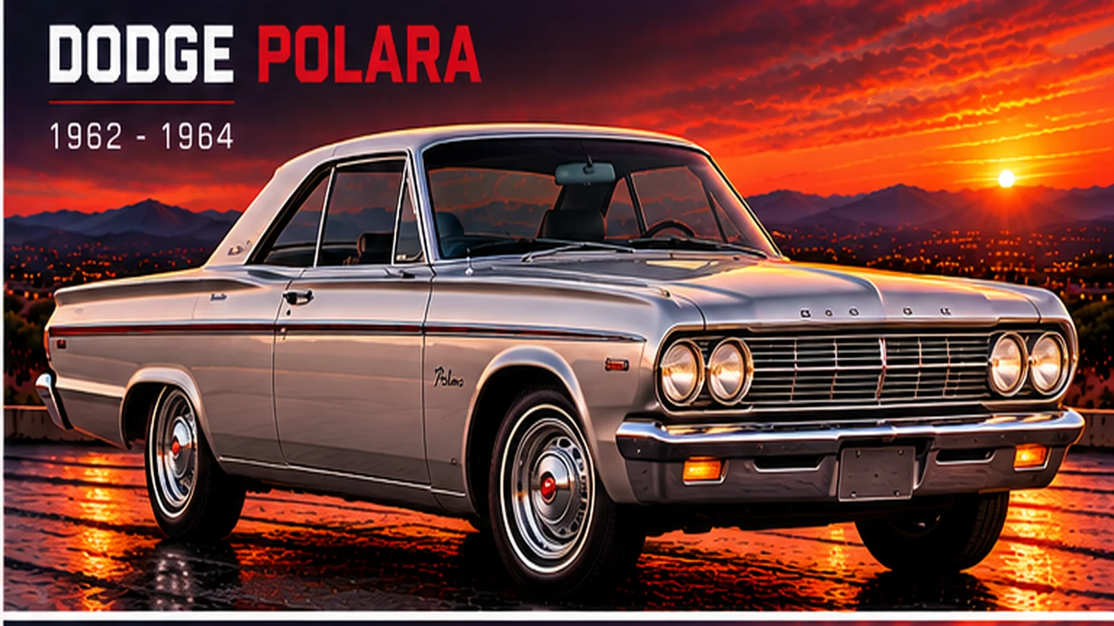 AI-generated editorial illustration: 1962–1964 (B-body) (Polara)