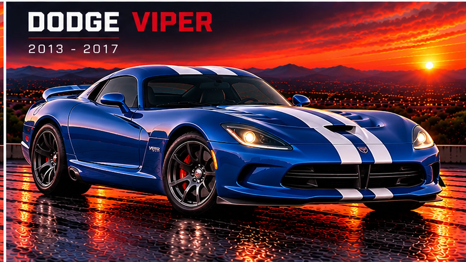 AI-generated editorial illustration: 2013–2017 (VX I) (Viper)