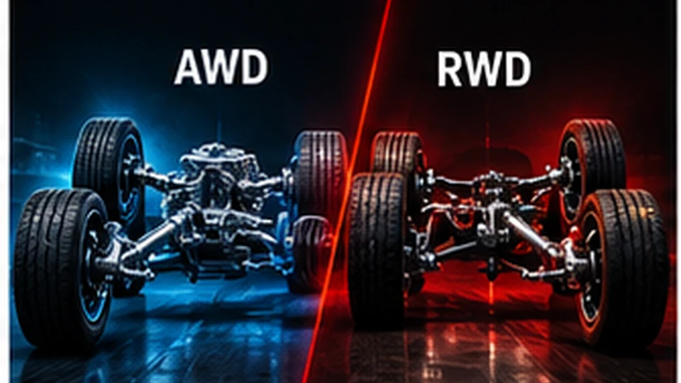 Concept illustration for awd vs rwd