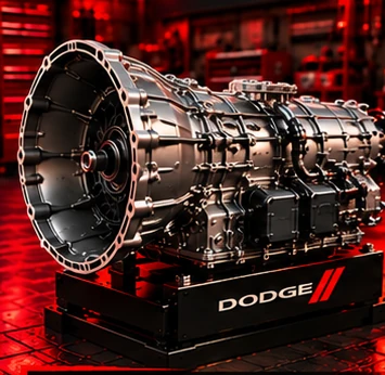 AI-generated editorial illustration: TorqueFlite 8-speed automatic (2015 Charger) (2015 Charger)
