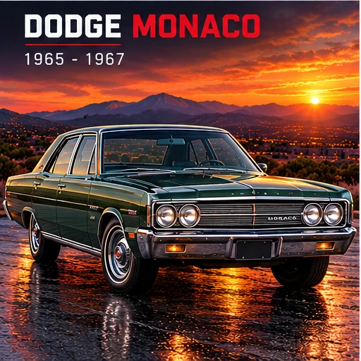 AI-generated editorial illustration: 1965–1968 (C-body) (Monaco)