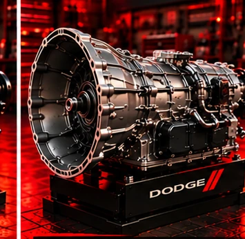 AI-generated editorial illustration: TorqueFlite 8-speed automatic (2018 Durango) (2018 Durango)