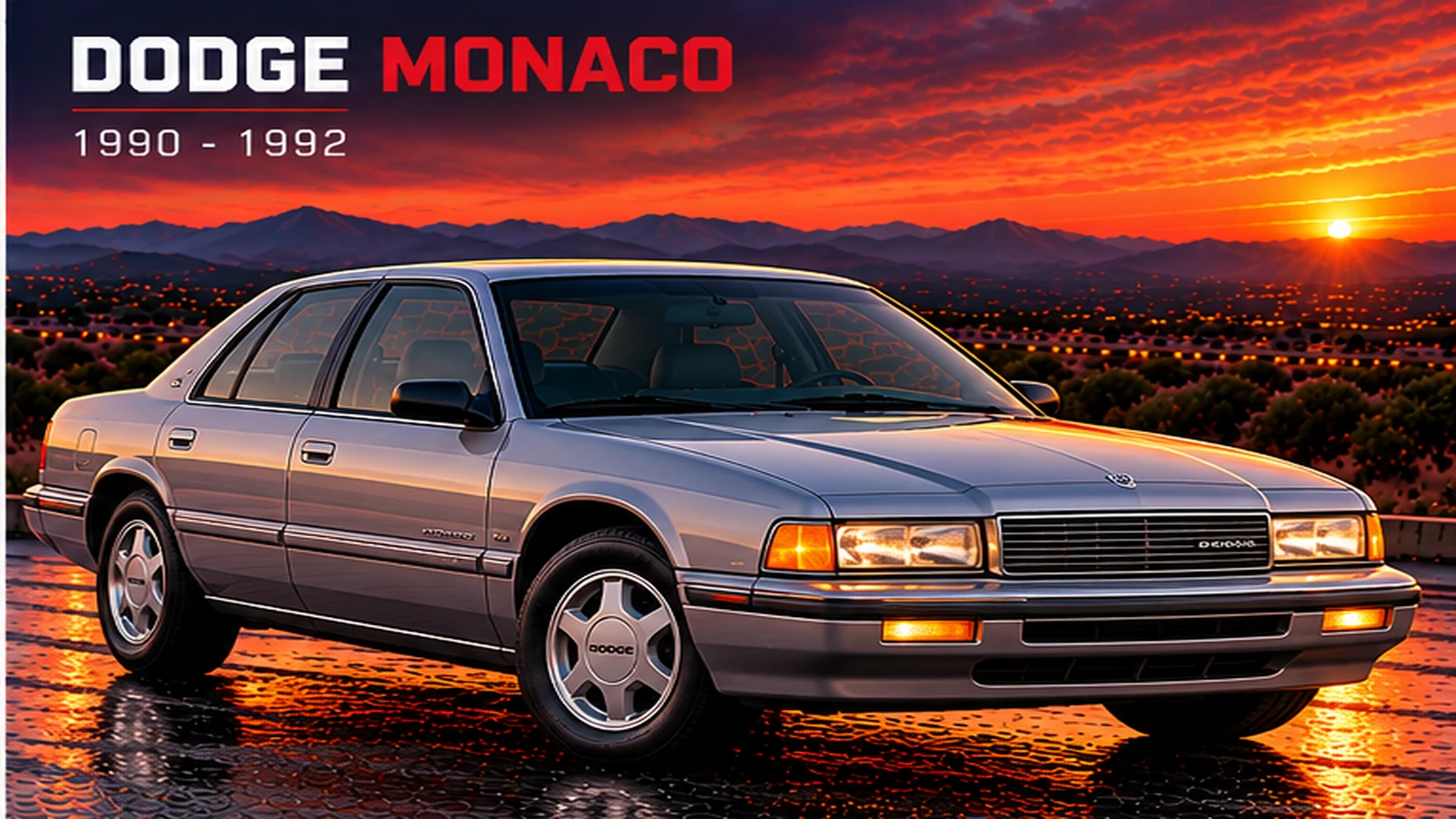 AI-generated editorial illustration: 1990–1992 (Monaco)